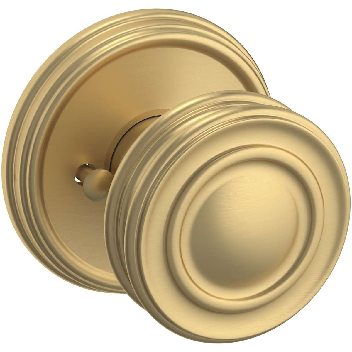 Estate 5066 Knob with 5078 Rose – Half Dummy – Vintage Brass