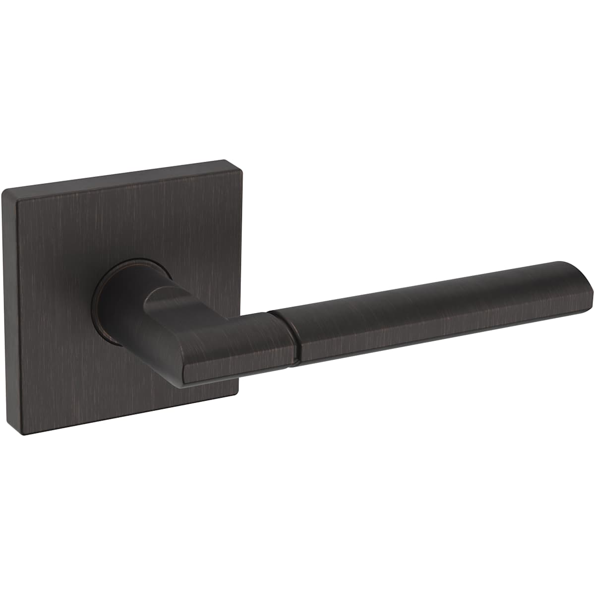 Estate L021 Passage Door Lever Set with R017 Rose – Venetian Bronze