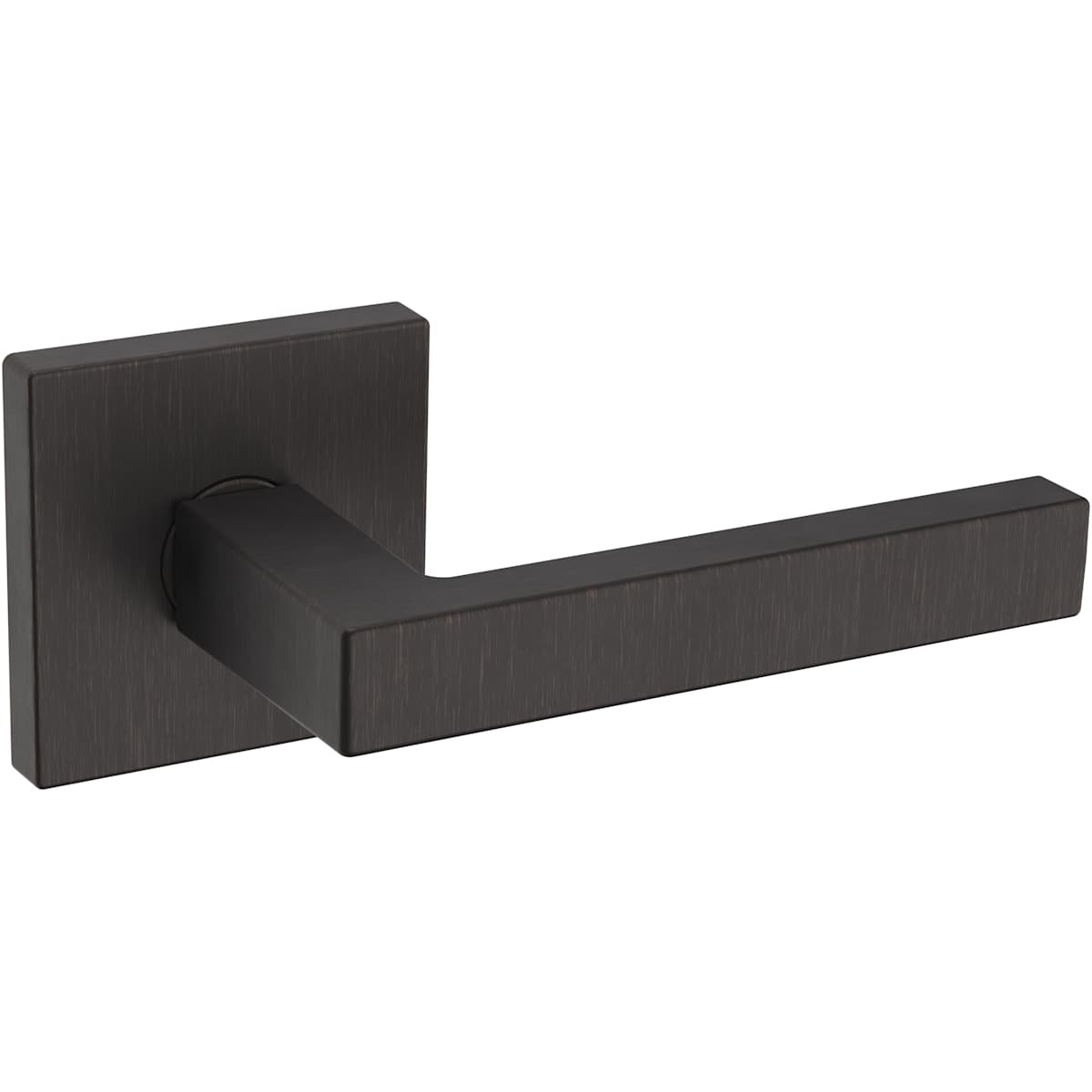 Estate L023 Passage Door Lever Set with R017 Rose – Venetian Bronze