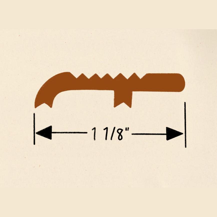 Entry Door Brass Saddle - 36"