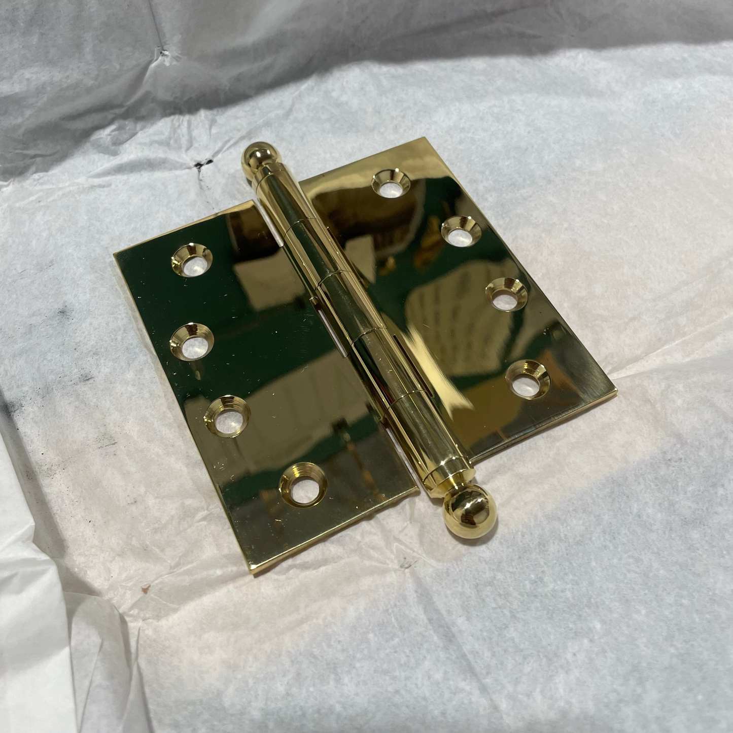 Solid Brass Hinge 4" x 4"