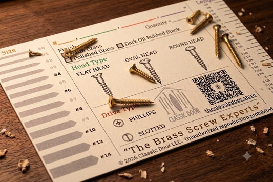 Wood Screw Size Guide