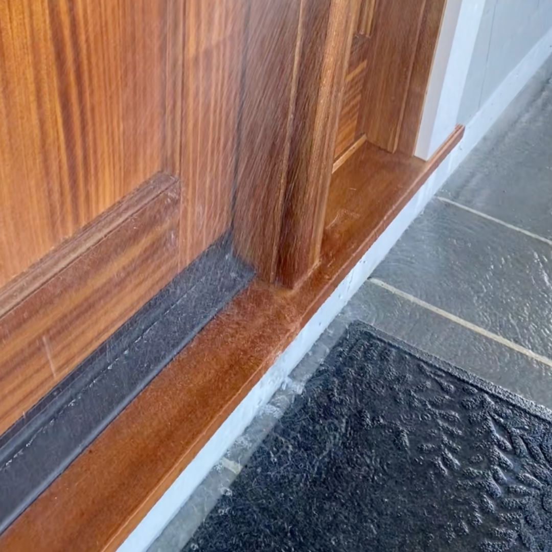 How to Install an Interlocking Bronze Threshold on a Door