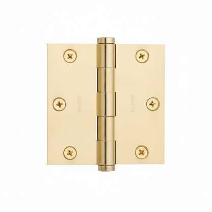 3-1/2 in. Square Corner Hinge - 055 - Lifetime (PVD) Polished Nickel