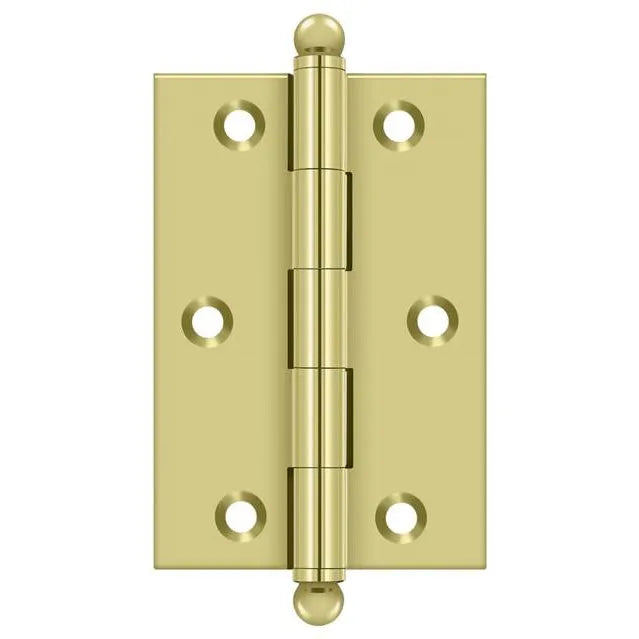 3x2 Solid Brass Hinge - US3 - Polished Brass