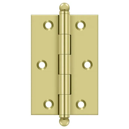 3x2 Solid Brass Hinge - US3 - Polished Brass