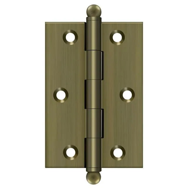 3x2 Solid Brass Hinge - US5 - Antique Brass