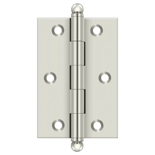 3x2 Solid Brass Hinge - US14 - Polished Nickel