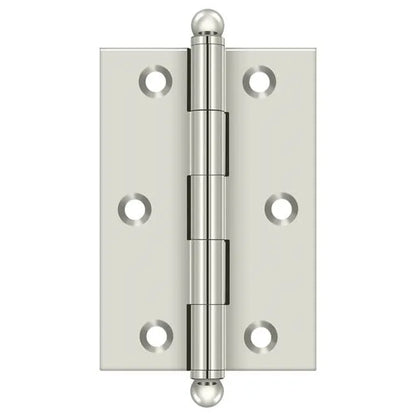 3x2 Solid Brass Hinge - US14 - Polished Nickel