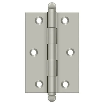 3x2 Solid Brass Hinge - US15 - Satin Nickel