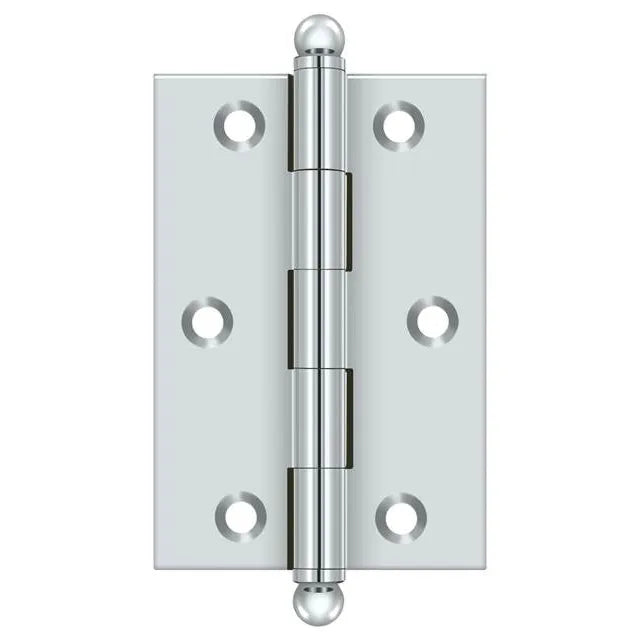 3x2 Solid Brass Hinge - US19 - Flat Black Coated