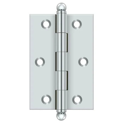 3x2 Solid Brass Hinge - US19 - Flat Black Coated