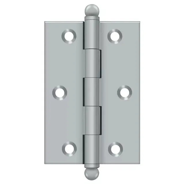 3x2 Solid Brass Hinge - US26 - Polished Chrome