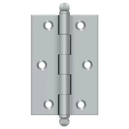 3x2 Solid Brass Hinge - US26 - Polished Chrome