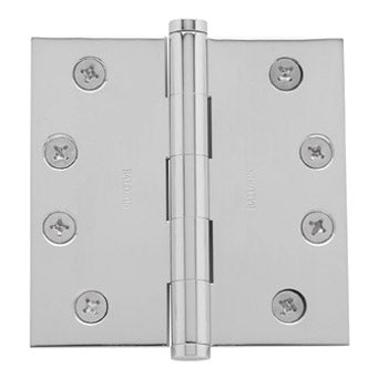 4 in. Square Corner Hinge - 076 - Lifetime (PVD) Graphite Nickel