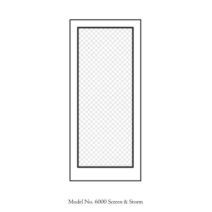 6000 Full-View Screen & Storm Door - Door Only