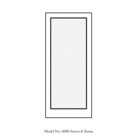 6000 Full-View Screen & Storm Door - Door Only