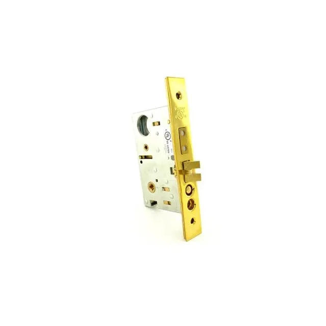 6001 Entry Mortise Lock with Strike — Knob x Knob, 2-3/4" Backset - LH — Left Hand; 1-3/4"