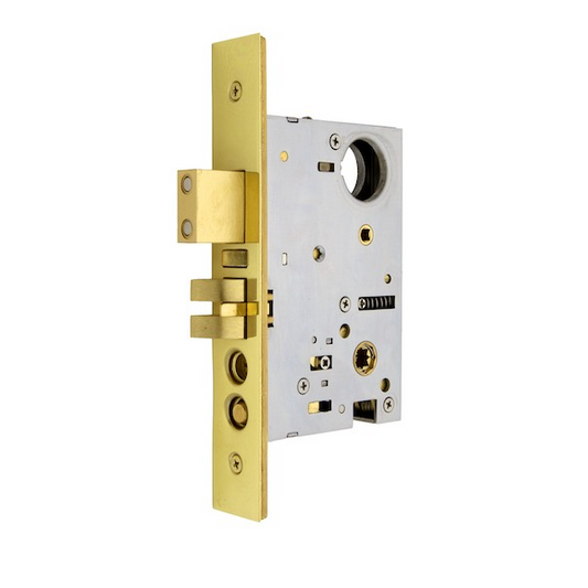 Baldwin Entrance Back-to-Back Mortise Lock with Strike — Thumb Handle x Thumb Handle