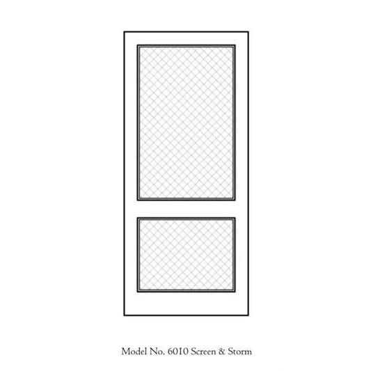 6010 Two-Lite Screen & Storm Door - Door Only