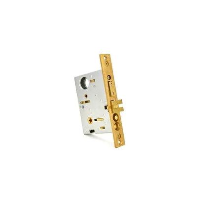 6301 Entry Mortise Lock with Strike — Knob x Knob, 2-1/2" Backset - LH — Left Hand; 1-3/4"