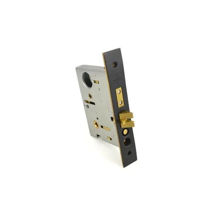 6301LS Entry Mortise Lock with Strike — Lever x Lever, 2-1/2" Backset - LH — Left Hand; 1-3/4"