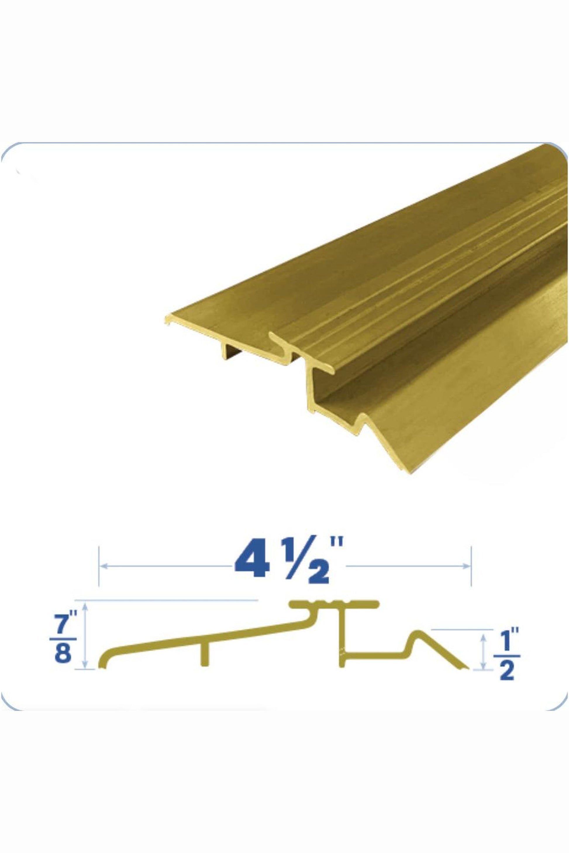 Classic Bronze Threshold Kit - Small (4.5”); 5 feet