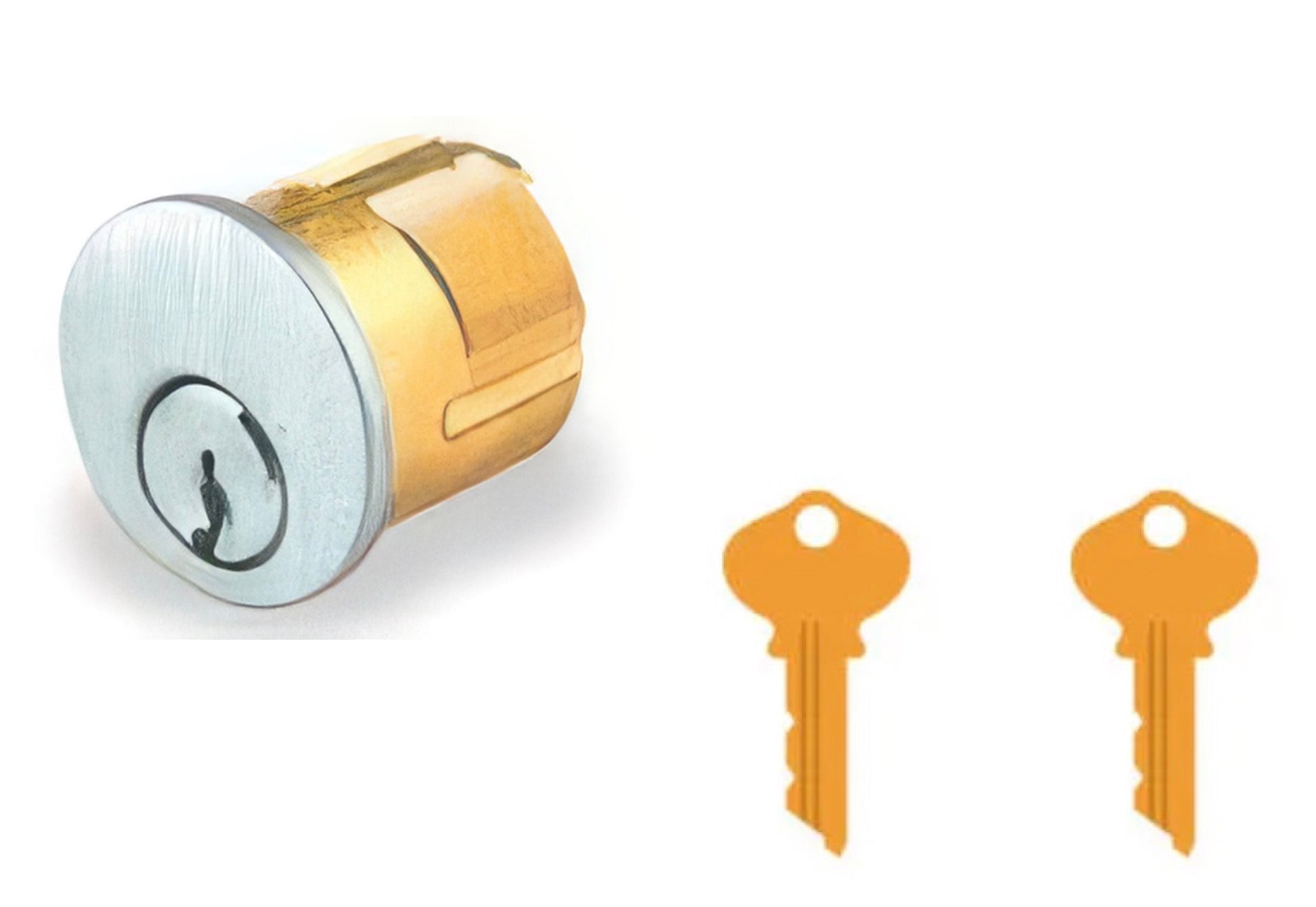 GMS M114 Replacement Mortise Cylinder for Schlage C Locks
