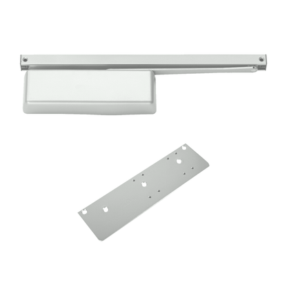 Heavy-Duty Track Arm Door Closer - Black; Standard Mount
