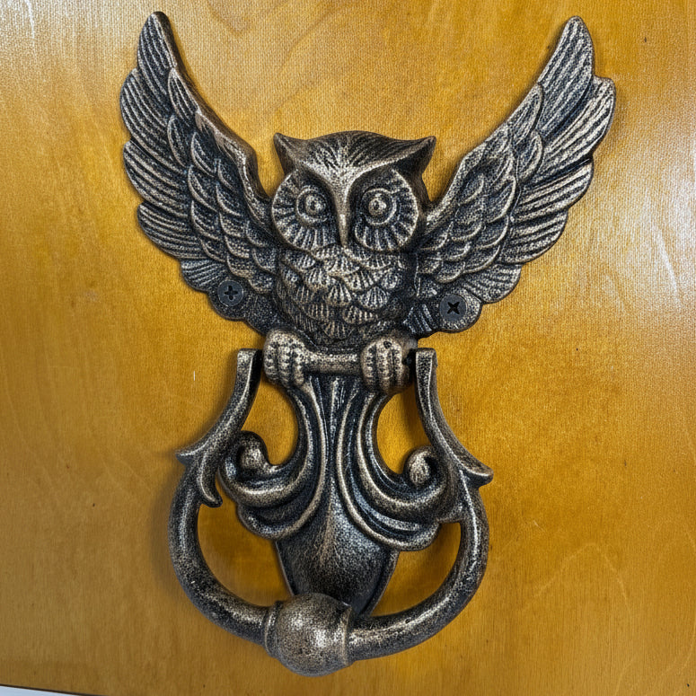 Iron Owl Door Knocker