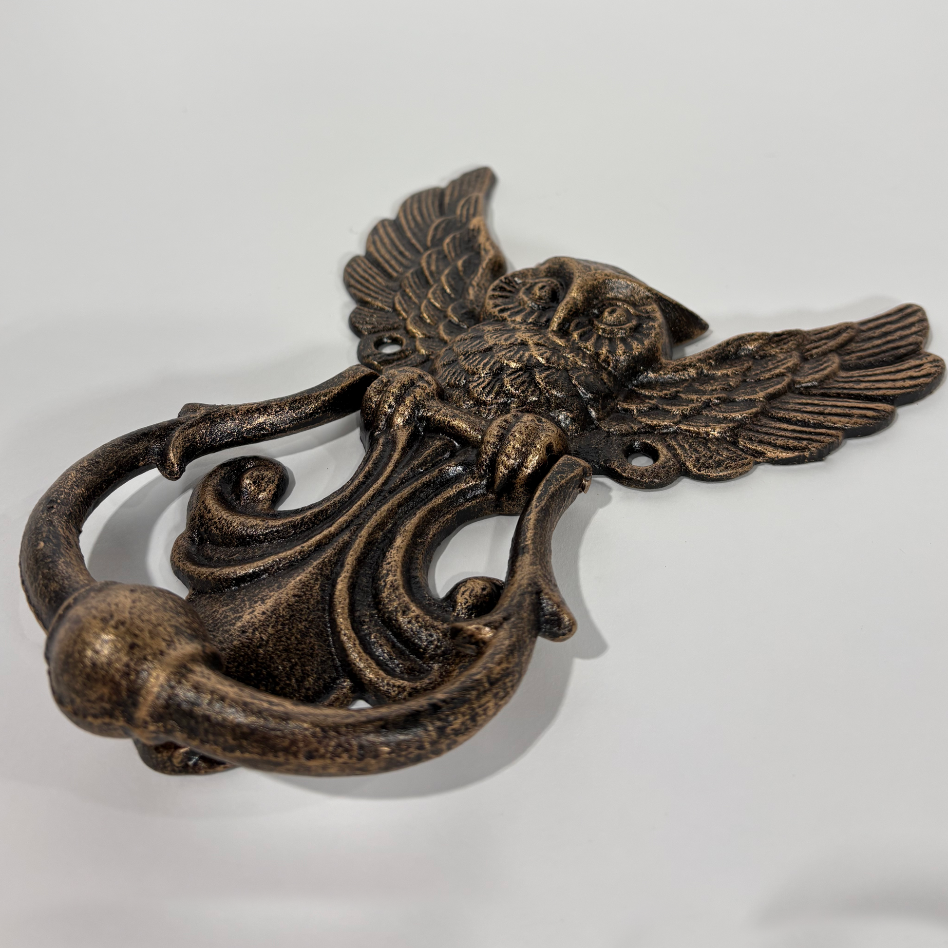 Iron Owl Door Knocker