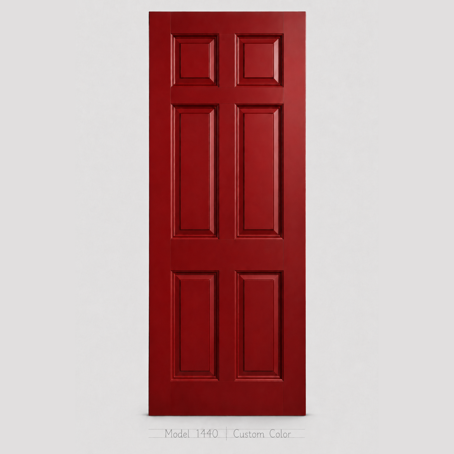 Model 1440 - Prehung in a Frame; Custom Paint