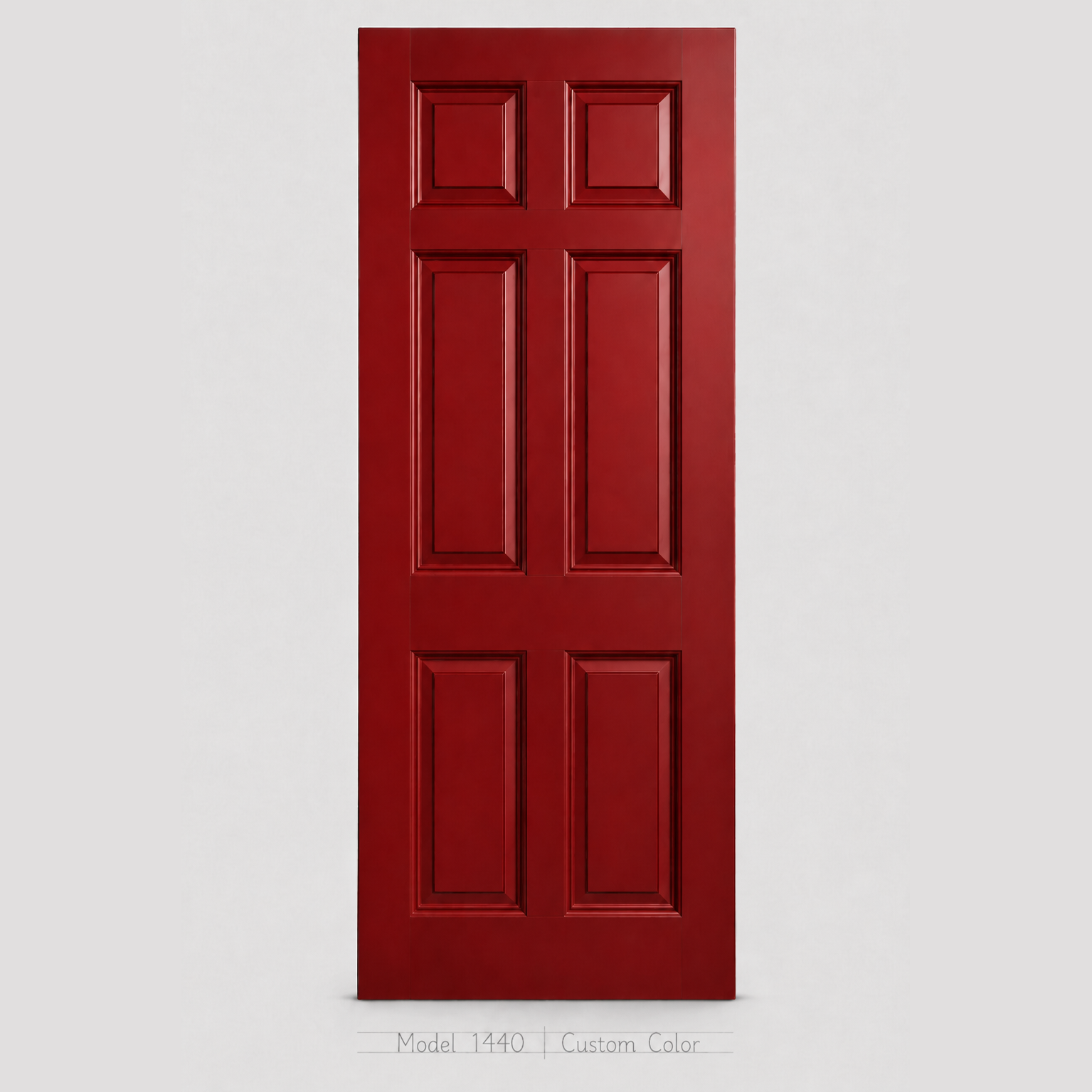 Model 1440 - Prehung in a Frame; Custom Paint