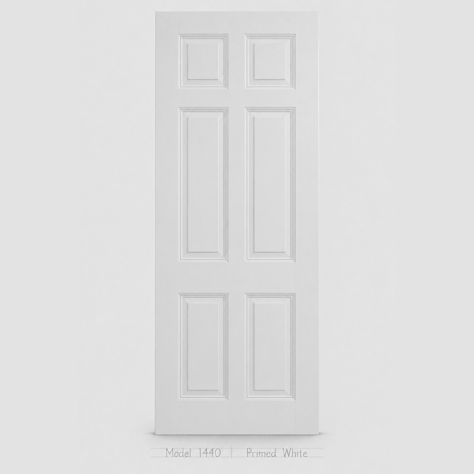 Model 1440 - Door Only; Prefinished White