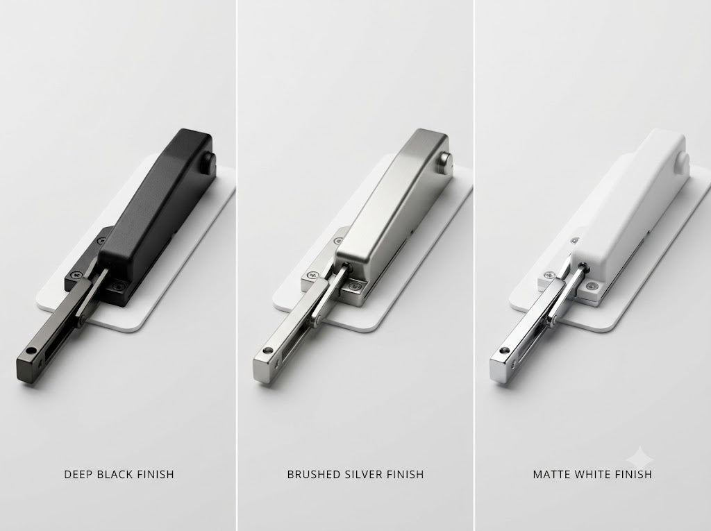 QUIETOUCH HOLD OPEN CLOSER - black