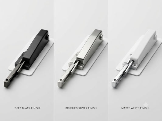 QUIETOUCH HOLD OPEN CLOSER - black