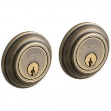 Satin Brass Traditional Double Cylinder Deadbolt