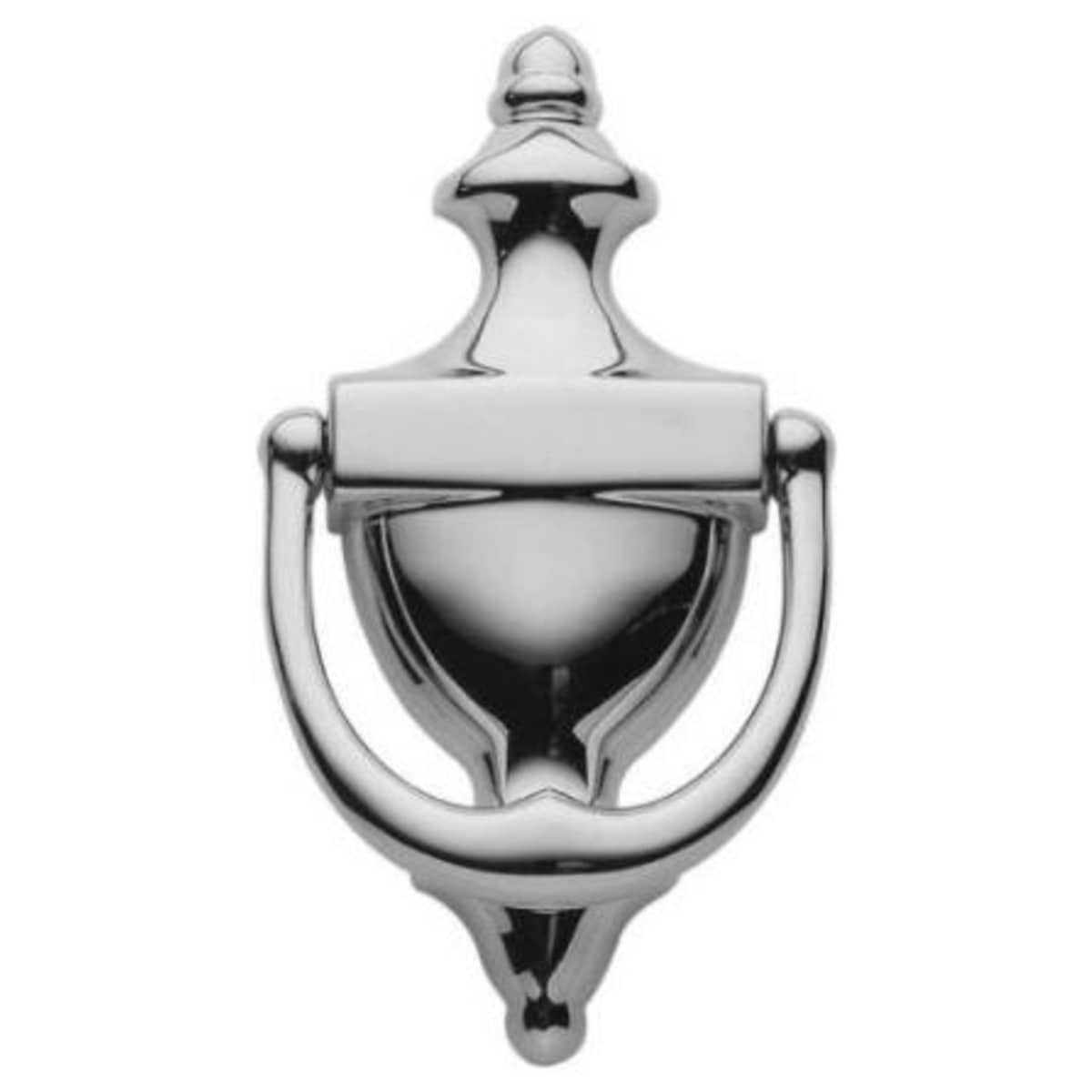 Baldwin 0102 Colonial Door Knocker - Satin Brass and Brown