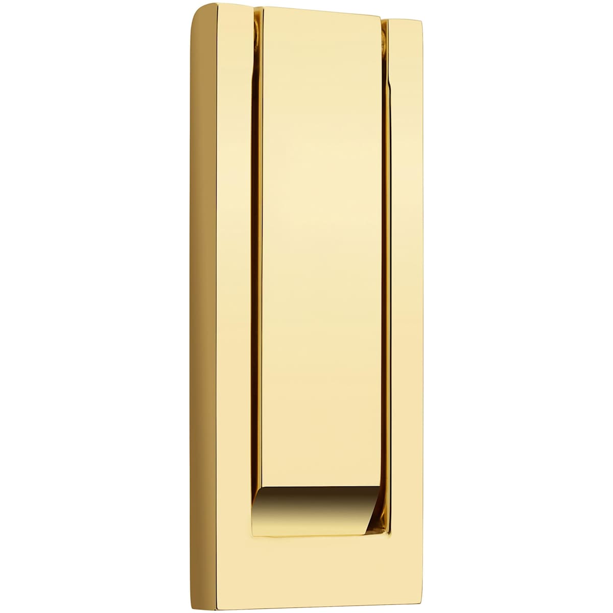 Baldwin 0184 Modern Door Knocker - Lifetime Graphite Nickel