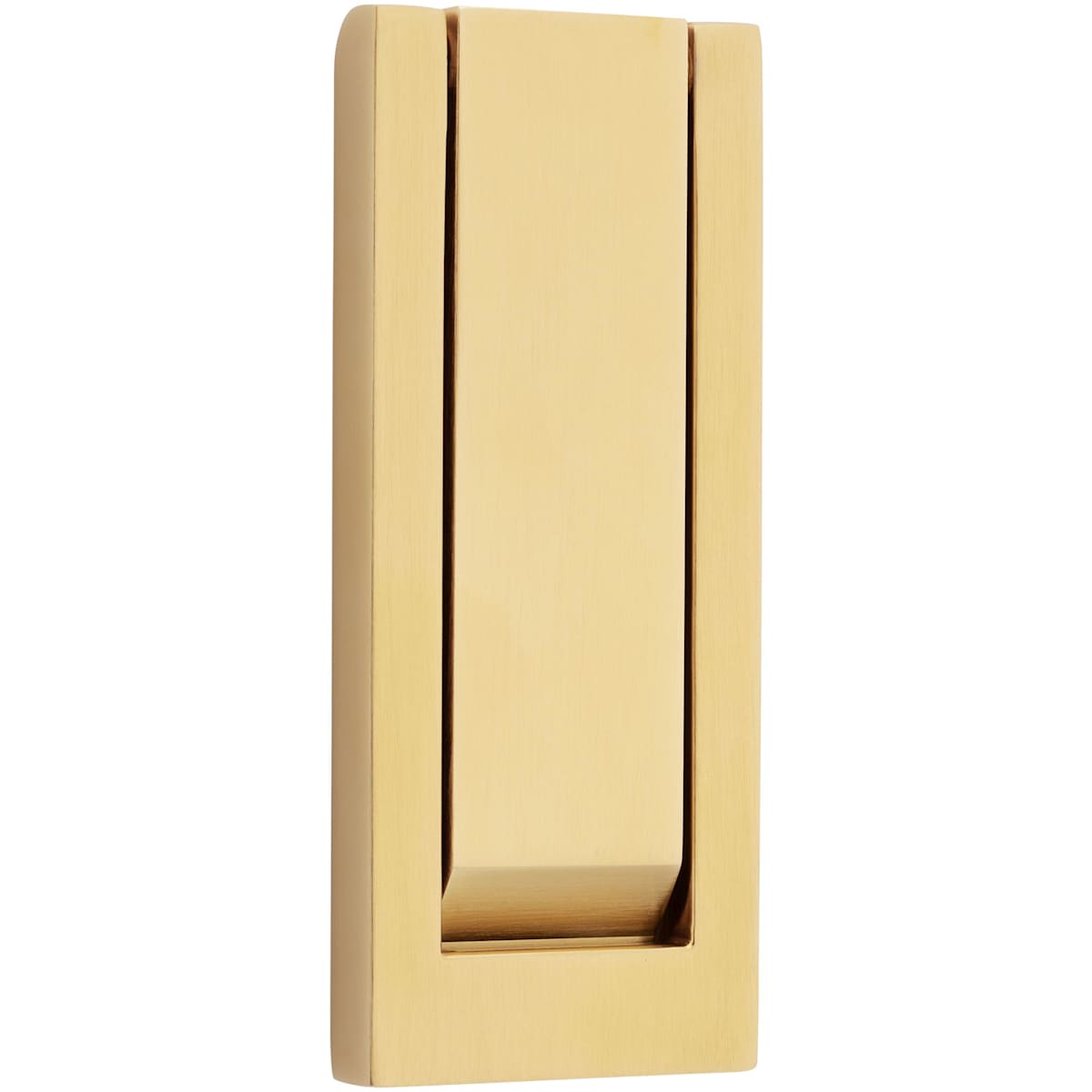Baldwin 0184 Modern Door Knocker - Lifetime Polished Nickel