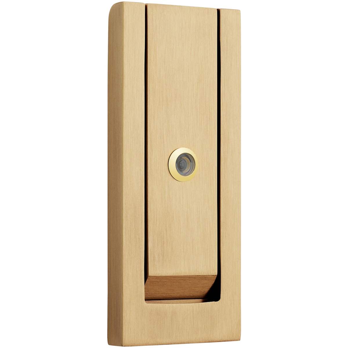 Baldwin 0185 Modern Door Knocker with Observascope - Venetian Bronze