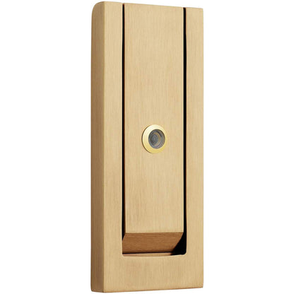 Baldwin 0185 Modern Door Knocker with Observascope - Venetian Bronze
