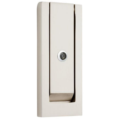 Baldwin 0185 Modern Door Knocker with Observascope - Lifetime Satin Brass