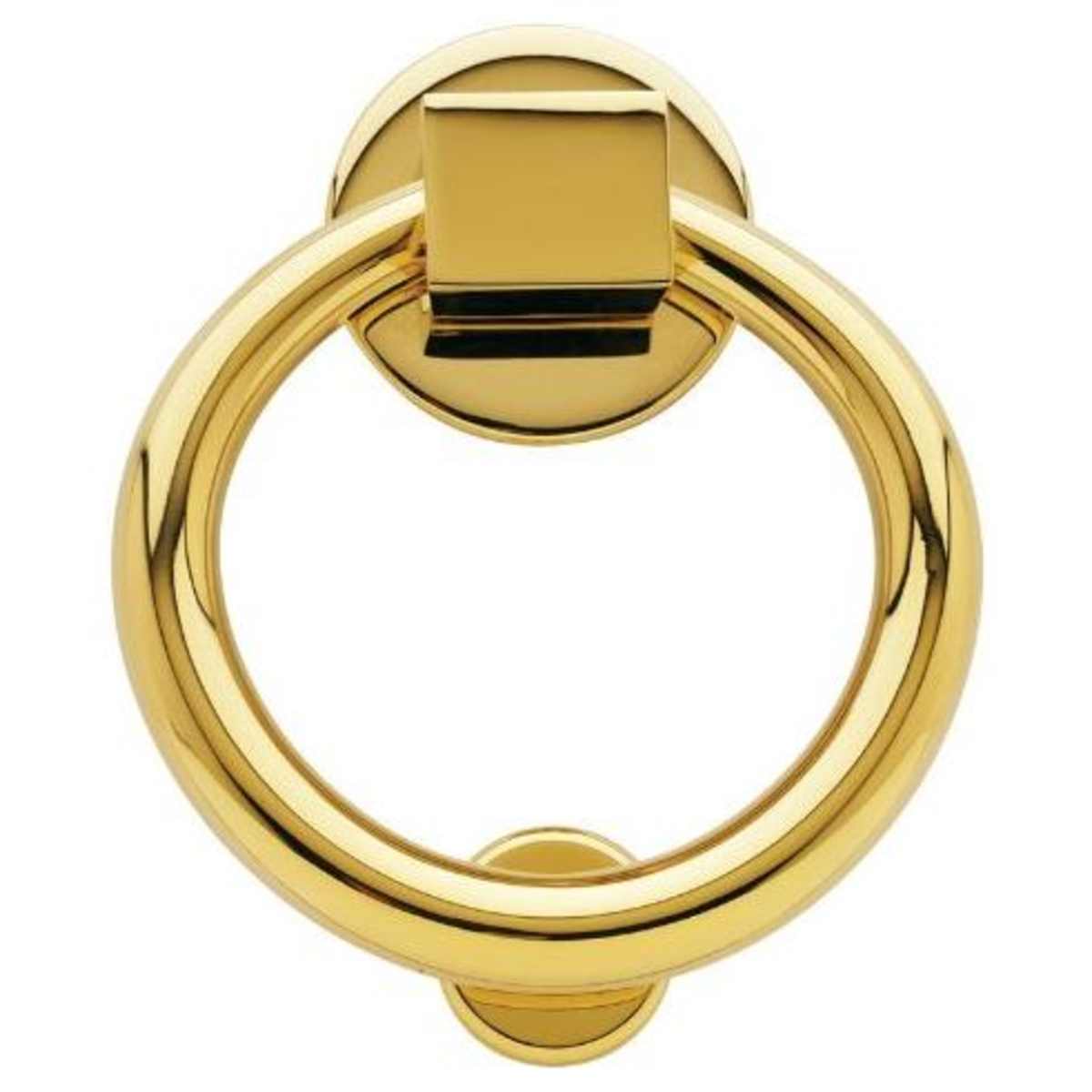 Baldwin 0195 Ring Door Knocker - Lifetime Satin Nickel