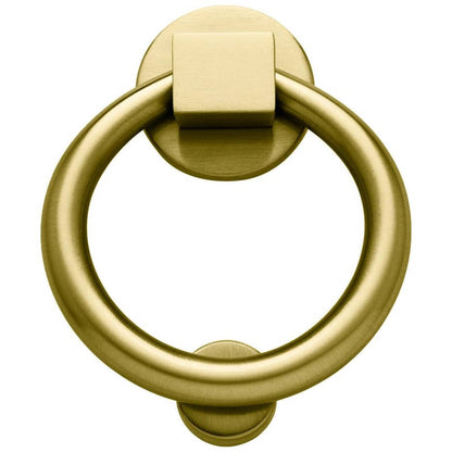 Baldwin 0195 Ring Door Knocker - Satin Black