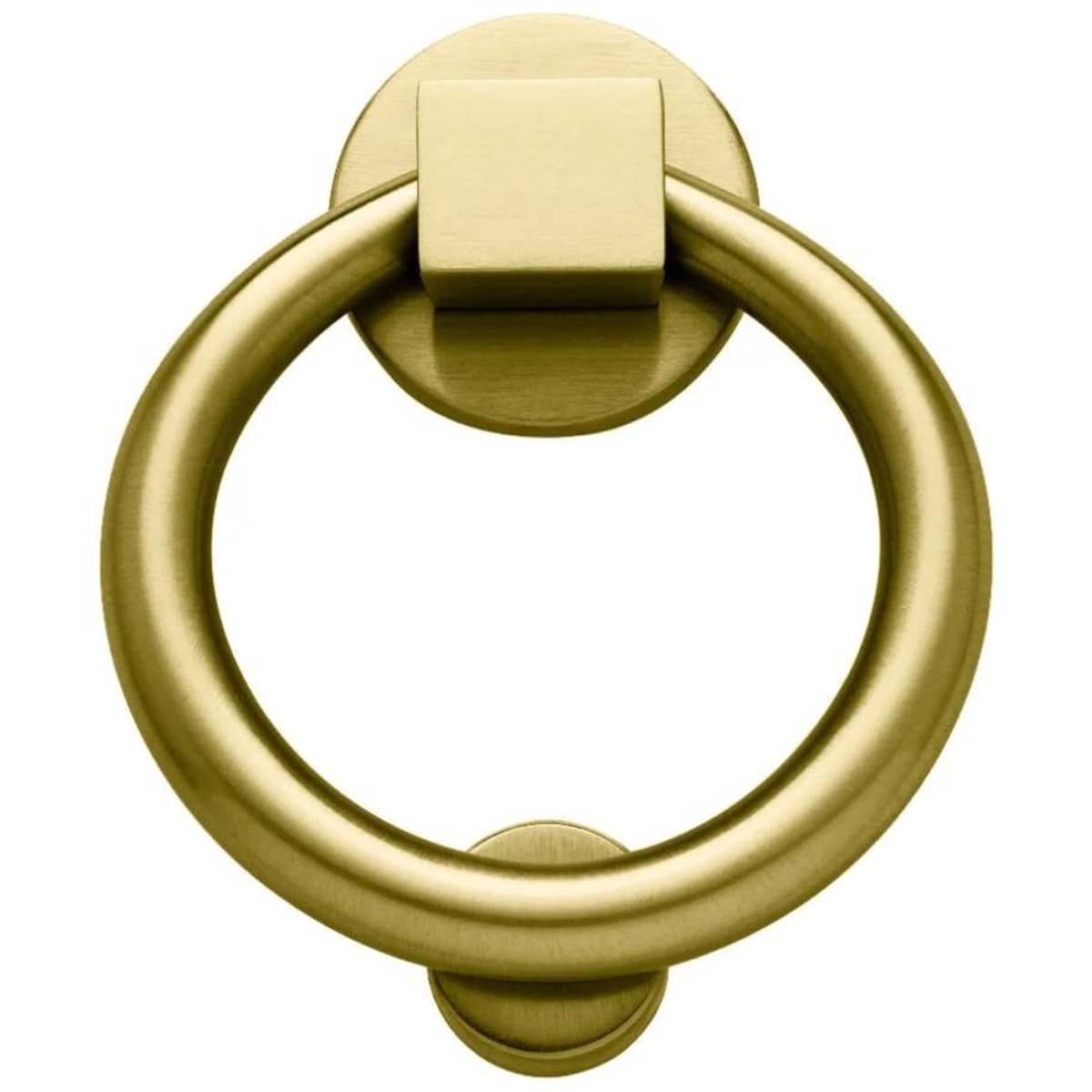 Baldwin 0195 Ring Door Knocker - Lifetime Polished Nickel