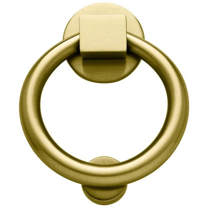 Baldwin 0195 Ring Door Knocker - Lifetime Polished Nickel