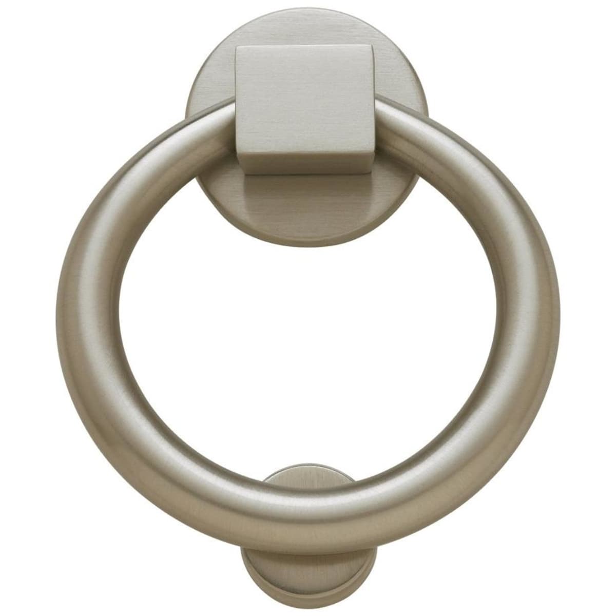 Baldwin 0195 Ring Door Knocker - Lifetime Satin Brass