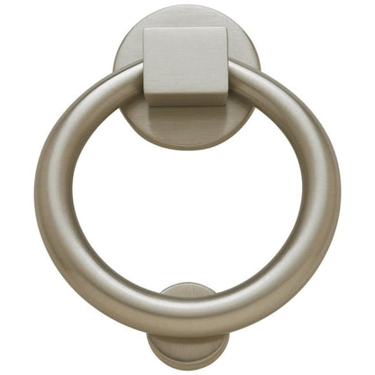 Baldwin 0195 Ring Door Knocker - Lifetime Satin Brass