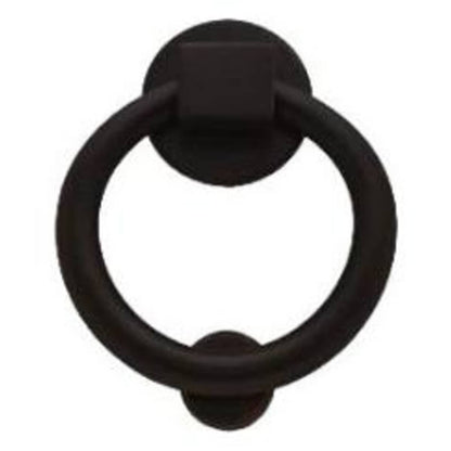 Baldwin 0195 Ring Door Knocker - Non-Lacquered Brass